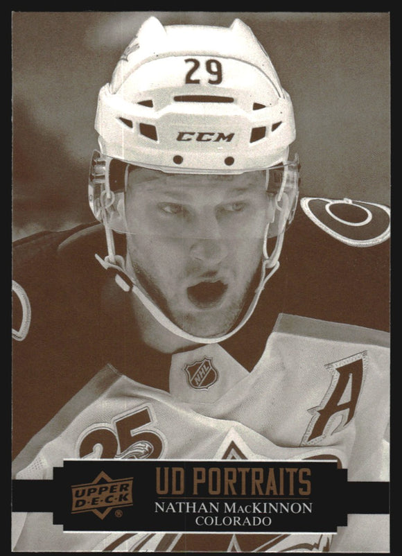 2021-2022 - Nathan MacKinnon - Upper Deck Portraits - #P27