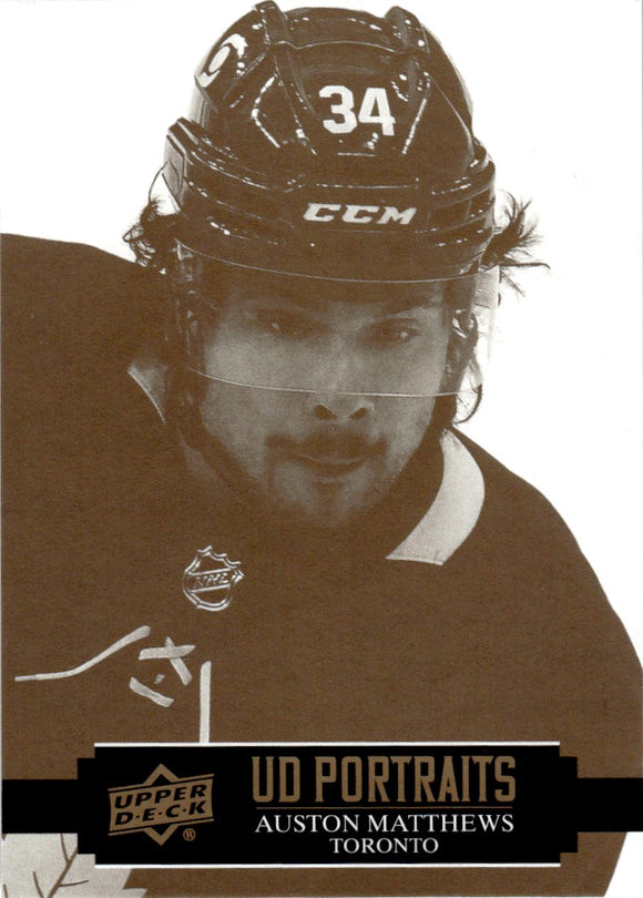 2021-2022 - Auston Matthews - Upper Deck Portraits - #P29