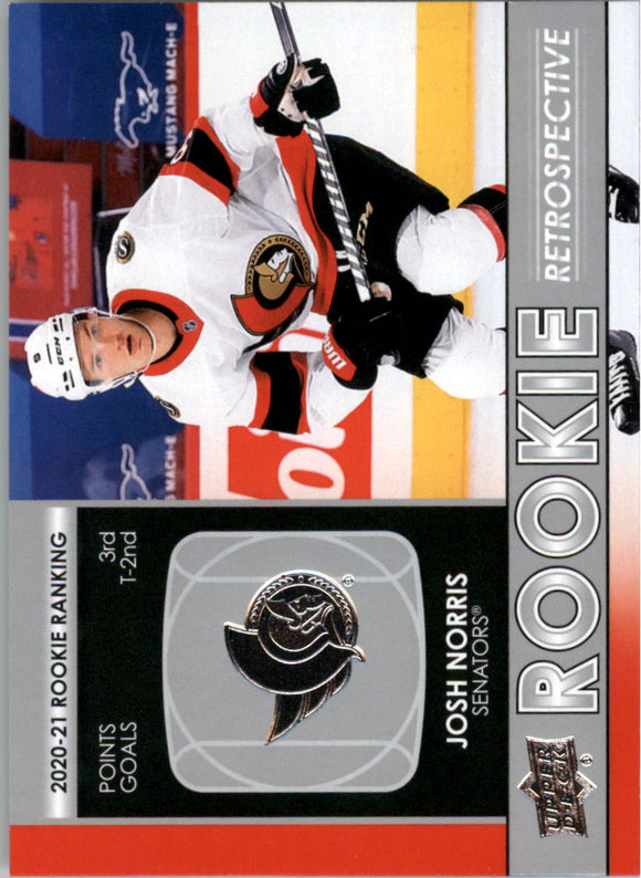 2021-2022 - Josh Norris  - Rookie Retrospective - #RR8