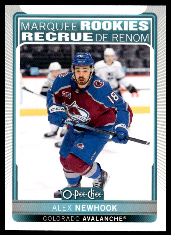 2021-22 - Alex Newhook RC - O-Pee-Chee - #536