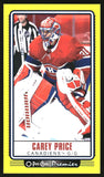 2021-2022 - Carey Price - O-Pee-Chee OPC Premier Tallboys Yellow - #P5