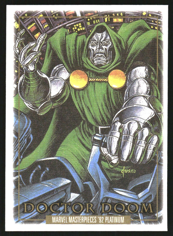 2024 Doctor Doom - Skybox Marvel Masterpieces '92 Platinum Canvas #26