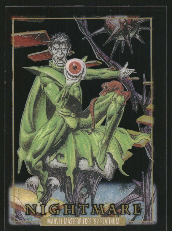 2024 Nightmare - Skybox Marvel Masterpieces '92 Platinum Clear Cut #61