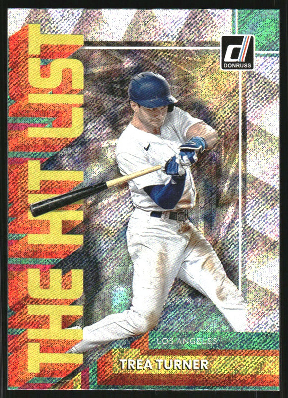 2022 - Trea Turner - Donruss The Hit List Rapture - #1
