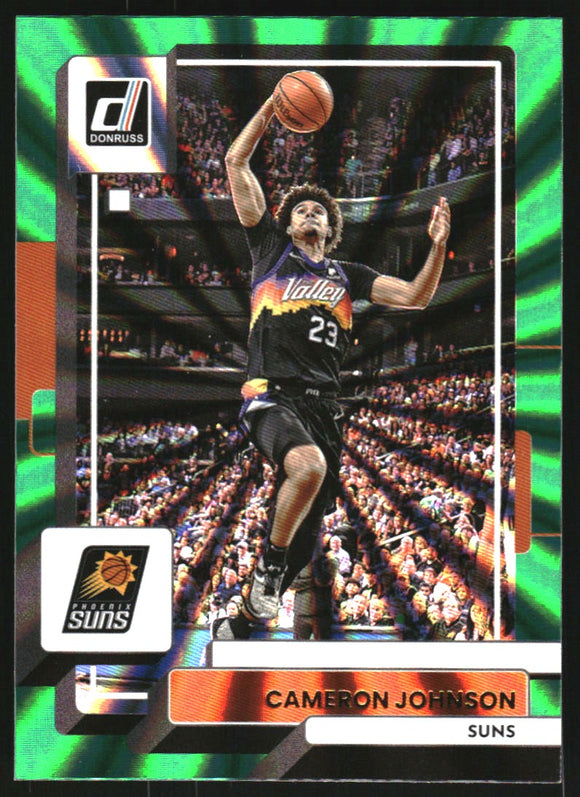 2022-23 - Cameron Johnson - Donruss Holo Green Laser - #137