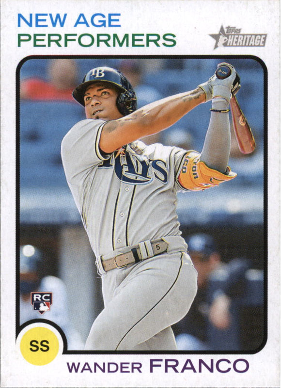 2022 - Wander Franco - Topps Heritage New Age Performers - #NAP1