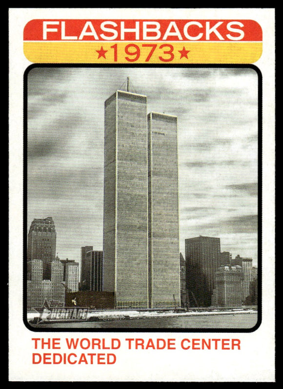 2022 - The World Trade Center Dedicated - Topps Heritage News Flashbacks - #NF5