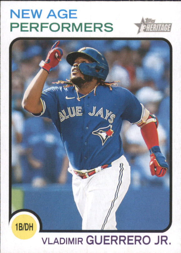 2022 - Vladimir Guerrero Jr. - Topps Heritage New Age Performers - #NAP3