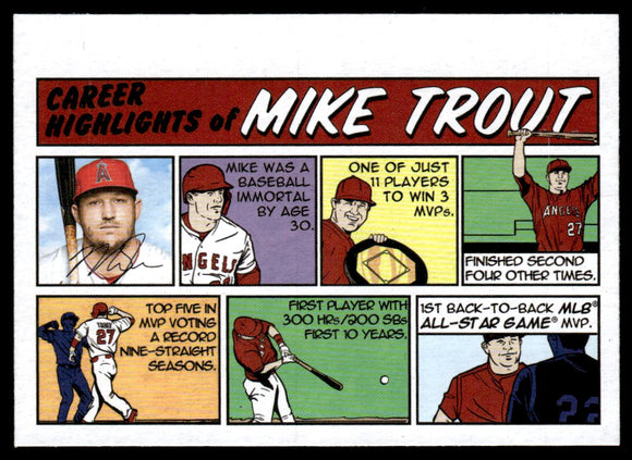 2022 - Mike Trout - Topps Heritage '73 Topps Comics - #73TC1