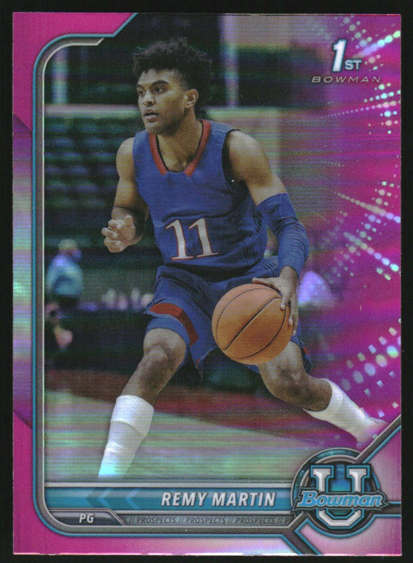 2021-22 - Remy Martin - Bowman Chrome University Pink Refractors - #4