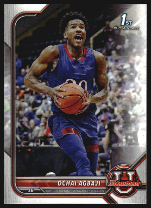 2021-22 - Ochai Agbaji - Bowman University - #2