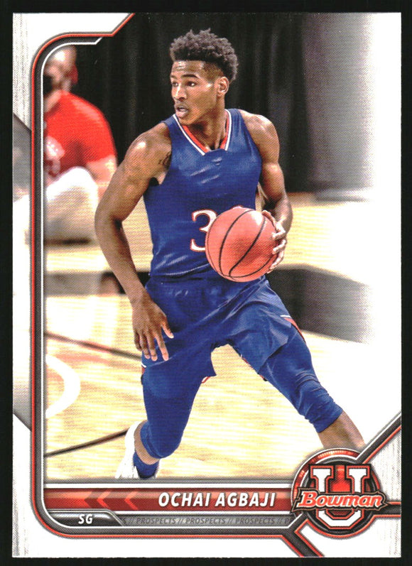 2021-22 - Ochai Agbaji - Bowman University - #87