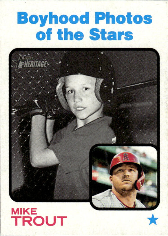 2022 - Mike Trout - Topps Heritage - #341