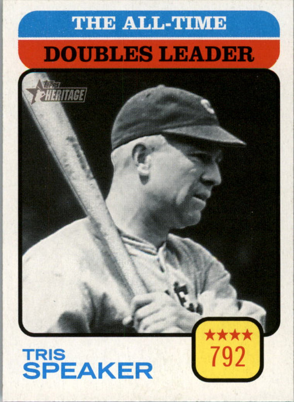 2022 - Tris Speaker SP - Topps Heritage - #476