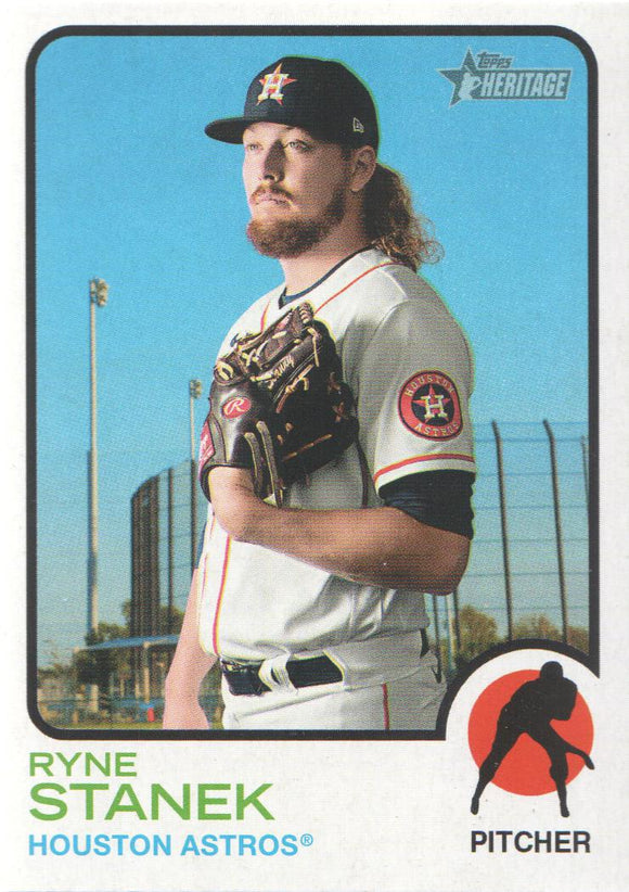 2022 - Ryne Stanek SP - Topps Heritage - #449