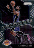 2020-2021 - LeBron James - Panini Prizm Dominance - #17