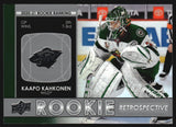 2021-2022 - Kaapo Kahkonen  - Upper Deck Rookie Retrospective - #RR10