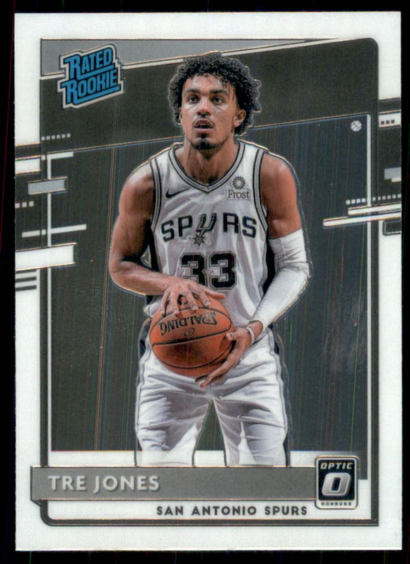 2020-2021 - Tre Jones RR RC - Donruss Optic - #188