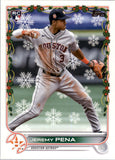 2022 - Jeremy Pena RC - Topps Holiday - #HW129
