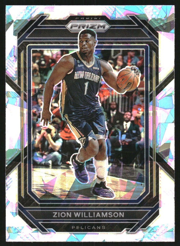 2022-23 Zion Williamson - Panini Prizm Prizms Ice - #214