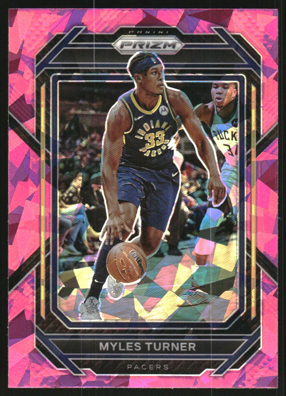 2022-23 Myles Turner - Panini Prizm Prizms Pink Ice - #108