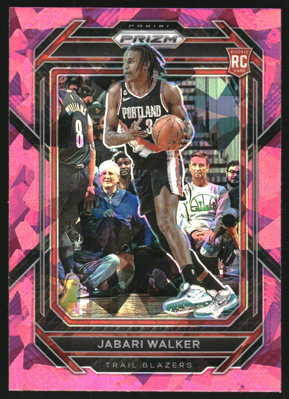 2022-23 Jabari Walker - Panini Prizm Prizms Pink Ice - #237