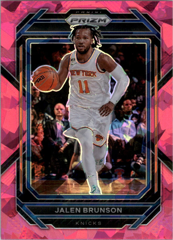 2022-23 Jalen Brunson - Panini Prizm Prizms Pink Ice - #11
