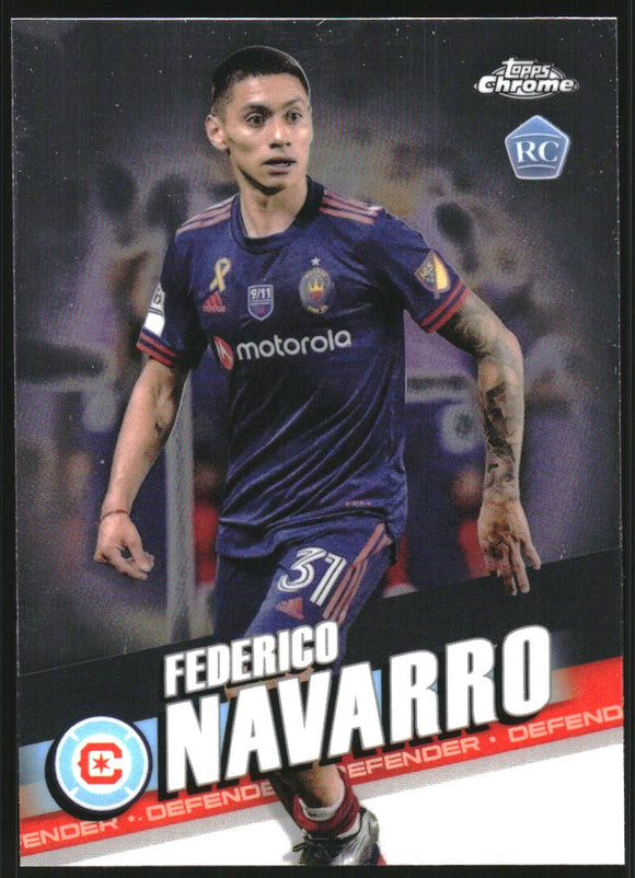 2022 - Federico Navarro RC - Topps Chrome MLS - #161