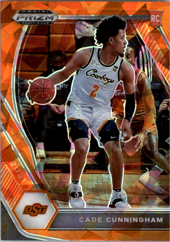 2021-22 - Cade Cunningham - Panini Prizm Draft Picks Prizms Orange Ice - #1