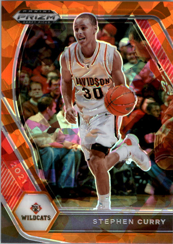 2021-22 - Stephen Curry - Panini Prizm Draft Picks Prizms Orange Ice - #56