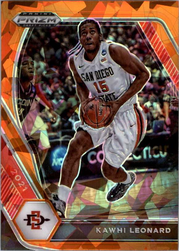 2021-22 - Kawhi Leonard - Panini Prizm Draft Picks Prizms Orange Ice - #57