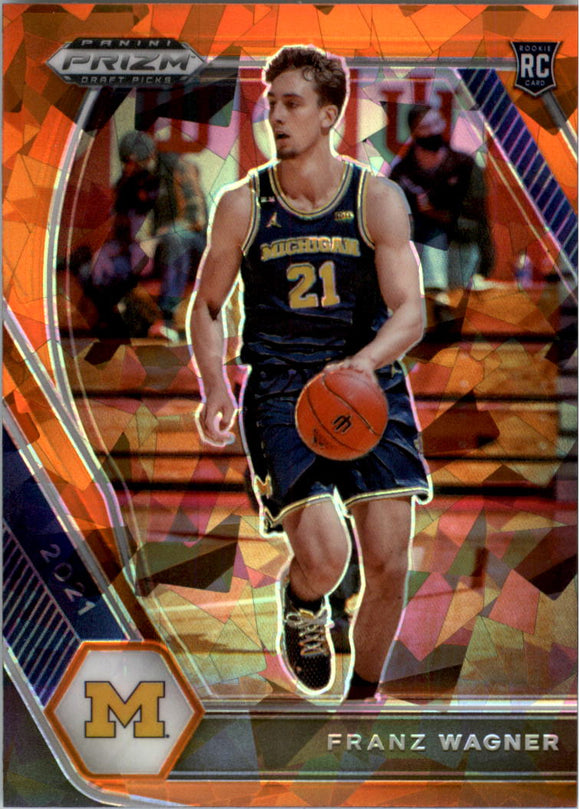 2021-22 - Franz Wagner - Panini Prizm Draft Picks Variations Prizms Orange Ice - #9