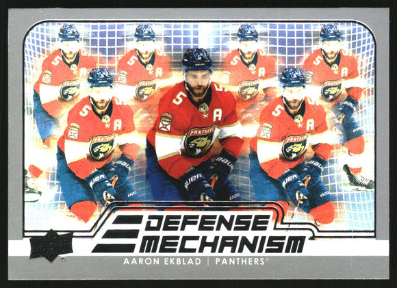 2022-23 - Aaron Ekblad - Upper Deck Defense Mechanism - #DM4