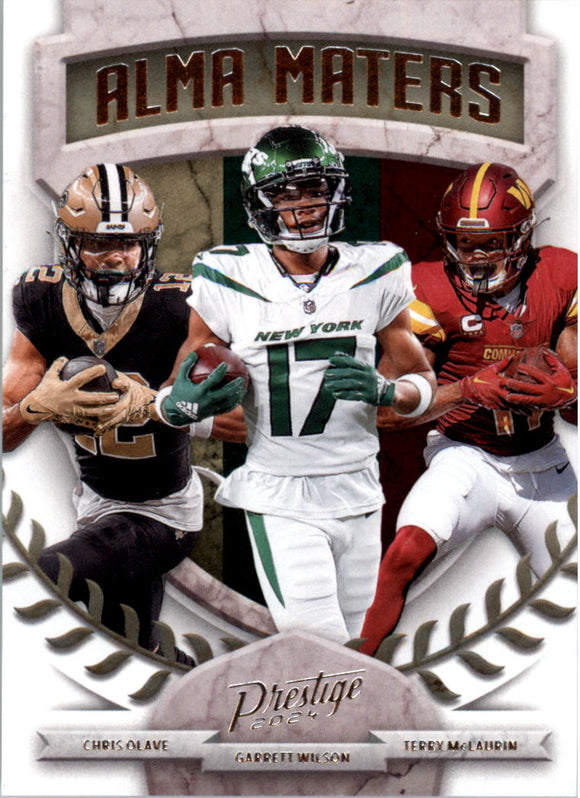 2024 - Chris Olave/Garrett Wilson/Terry McLaurin - Prestige Alma Maters - #4