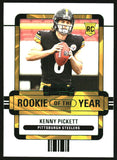 2022 - Kenny Pickett - Panini Contenders Rookie of the Year Contenders Emerald - #1