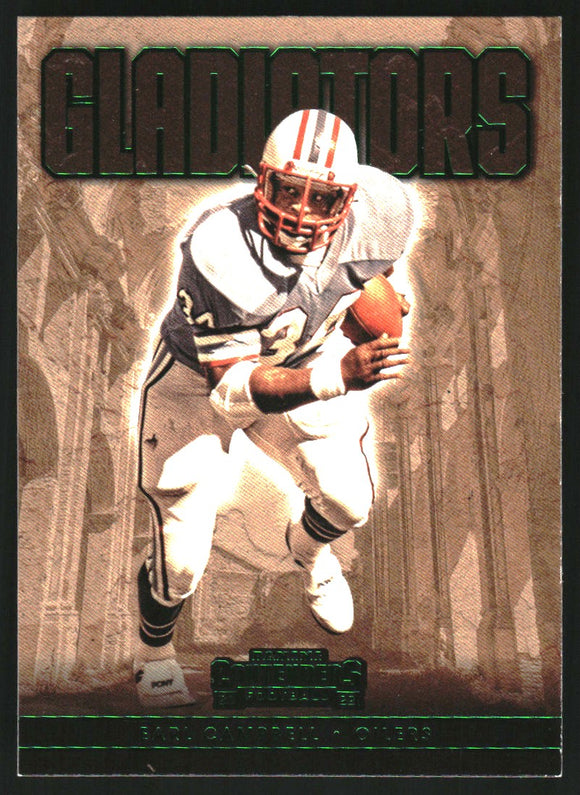2022 - Earl Campbell - Panini Contenders Gladiators Contenders Emerald - #15