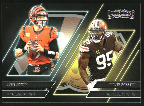 2022 - Joe Burrow/Myles Garrett - Panini Contenders Contenders Series - #7