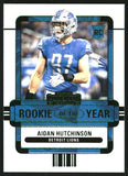2022 - Aidan Hutchinson - Panini Contenders Rookie of the Year Contenders Emerald - #2