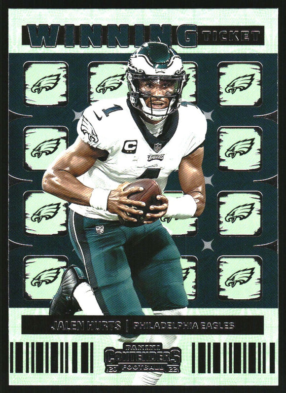 2022 - Jalen Hurts - Panini Contenders Winning Ticket - #7