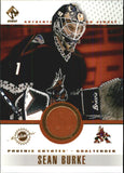 2001-02 - Sean Burke - Private Stock Game Gear - #73