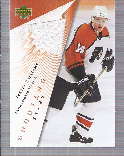 2003-04 - Justin Williams - Upper Deck Shooting Stars - #STJW