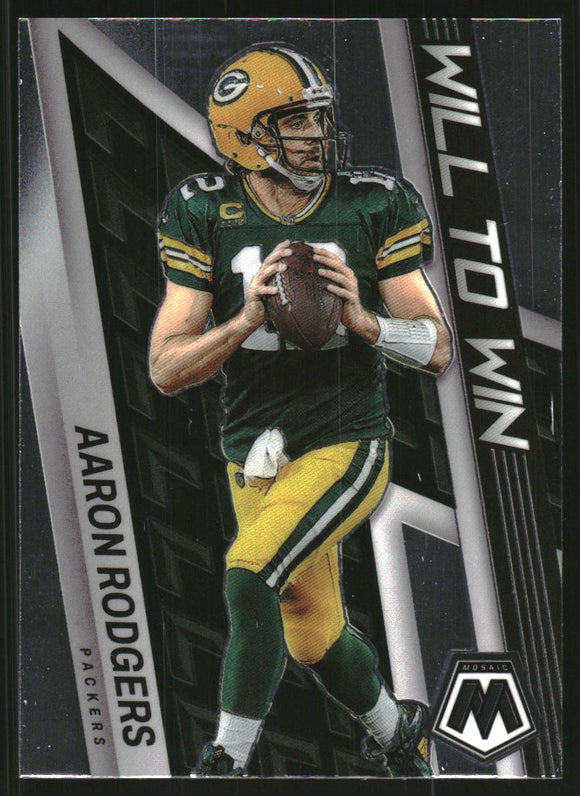 2022 - Aaron Rodgers - Panini Mosaic Will to WIn - #1