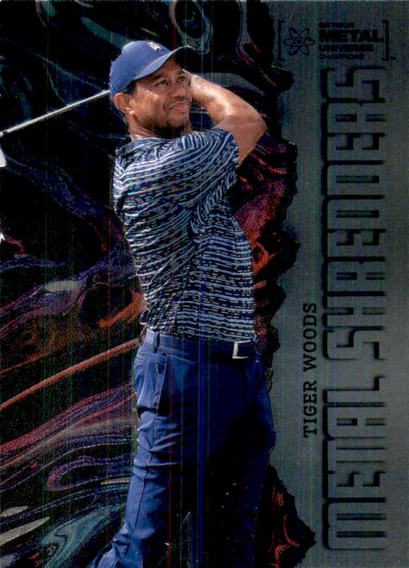 2022 - Tiger Woods MS - Skybox Metal Universe Champions - #125