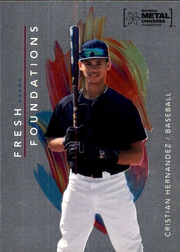 2022 - Cristian Hernandez - Skybox Metal Universe Champions Fresh Foundation - #FF41