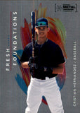 2022 - Cristian Hernandez - Skybox Metal Universe Champions Fresh Foundation - #FF41