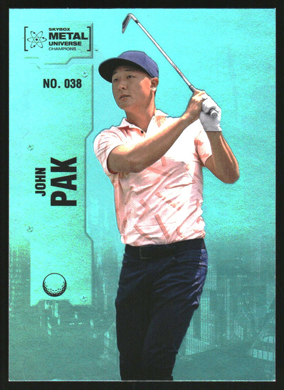 2022 - John Pak - Skybox Metal Universe Champions Aqua - #38