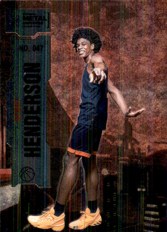 2022 - Scoot Henderson - Skybox Metal Universe Champions - #47