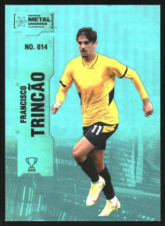 2022 - Francisco Trincao - Skybox Metal Universe Champions Aqua - #14