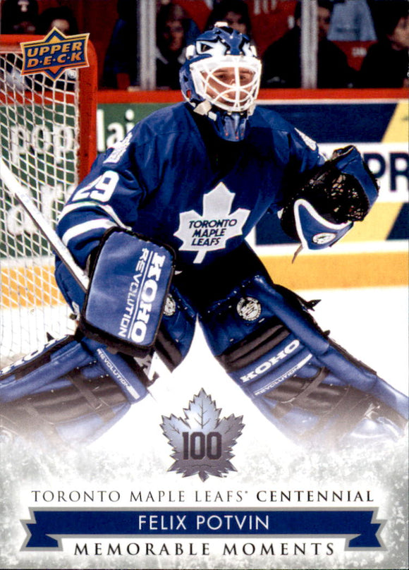 2017-18 - Felix Potvin MM - Toronto Maple Leafs Centennial - #192