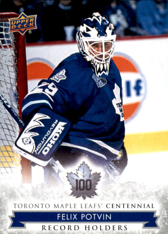 2017-18 - Felix Potvin RH - Toronto Maple Leafs Centennial - #144